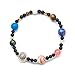 Fesciory Women Solar System Bracelet Universe Galaxy The Eight Planets Guardian Star Natural Stone Beads Bracelet Bangle For Men(Lava Stone(Stretch))