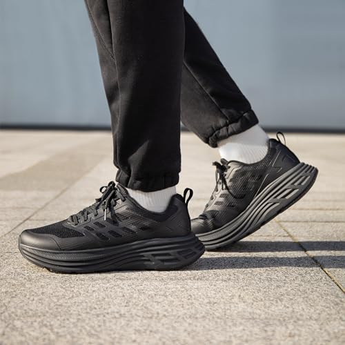 Sapatilhas de corrida desportivas masculinas, todas pretas, 40