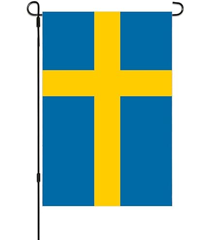 NORMANDY SAINT OLAF CROSS 2 LIONS FLAG 2' X 3' For A Pole