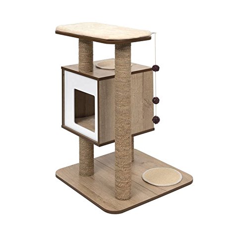 Vesper 52062 Base Oak Cat Furniture - Thumbnail 3