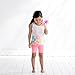 Gerber Graduates Baby Girls' Toddler 2pk Combo Top, Flower/Dots, 5T