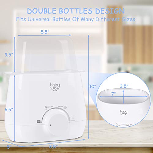 image for Baby & Joy Baby Joy 3-in-1 Baby Bottle Warmer, Food Warmer, Steam Ster