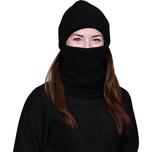 Turtle Fur Heavyweight Fleece Neck Warmer - Black