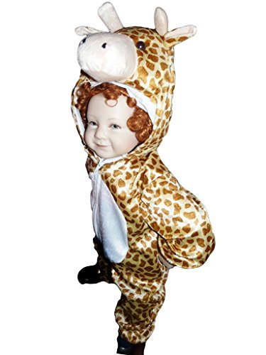 Fantasy World Giraffe Halloween Costume Fancy Dress Up, Sizes: 9mths-9, J24