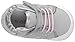 Robeez Girls' Hadley High Top Sneaker, Grey, 12-18 Months M US Infant
