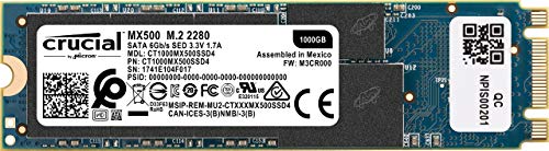 Crucial MX500 1TB 3D NAND SATA M.2 (2280SS) Internal SSD, up to 560MB/s - CT1000MX500SSD4