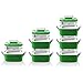 Ozeri Thermomax Stackable Lunch Box and Double-wall Insulated Food Storage Container, Green