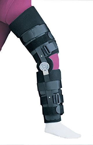 ITA-MED ROM Post Op Knee Brace for Stability and Recovery (Height-23")