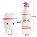 BeYumi Slow Rising Squishy, 1 Pcs Smiley Tooth & 1 Pcs Cartoon Toothpaste Cream Scented Rebound Stress Reliever Toys Charms Soft Squishy Toy