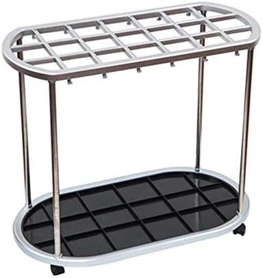Umbrella Holder Modern Black Metal Umbrella Storage Porous Commercial Umbrella Stand Umbrella Stand Long/Short Umbrella Rack Free Standing Holder Walking Sticks With Drip Tray Walking Stick Stand Umbr