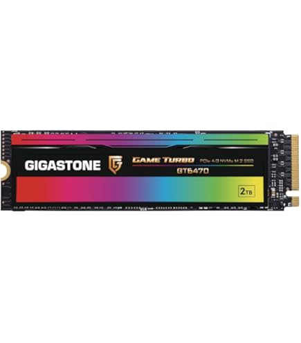 Amazon.com: Gigastone Game Turbo PCIe Gen4x4 SSD 2TB, Speed Up to