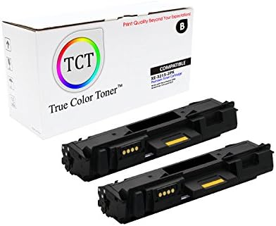 True Color Toner 106R02777 Black 2-Pack Compatible Toner Cartridge Replacement for Xerox WorkCentre 3215 3225 Phaser 3260 Laser Printers (3,000 Pages)