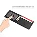 GintaXen Ultra Slim Mini Size Wallet ID Window Card Case with RFID Blocking - Black