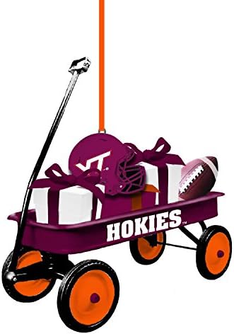 Team Sports America Virginia Tech Team Wagon Ornament