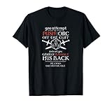 Tabletop RPG D20 Orc Massage Critical Failure T-Shirt
