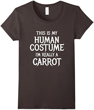 Womens Carrot Halloween Costume for women men kids easy funny Medium Asphalt
