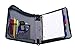 Case-it Classic Zipper Binder | 2-Inch O-Rings, 350 Sheet Capacity, Multiple Storage Pockets & Shoulder Strap | School & Office Organizer | D-251 Black