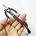 Firesofheaven Metal Mini Crossbow Keychain Slingshot Desktop Model Jewelry