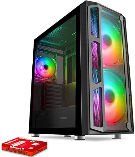Fierce RGB Gaming PC - AMD Ryzen 5 2600 3.9GHz, GTX 1660 6GB, 16GB 3000MHz, 1TB Hard Drive, Windows 10 Compatible (Enforcer 968388)