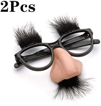 glasses and moustache disguise