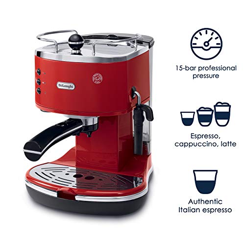 1 DeLonghi+ECO+301+R+Cafetera+Barista+Acero