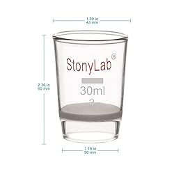 stonylab Borosilicate Glass Gooch Crucible, Low