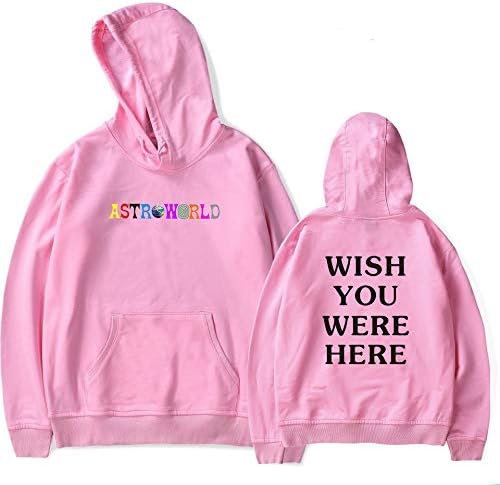 VIOY Travis Scott Astroworld Fashion Letter Print Hoodie with Cat Pouch Unisex 4 Color
