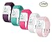 ZEROFIRE Compatible with Fitbit Charge 3 and Charge 3 SE, Waterproof Replacement Wristbands for Women Men, Large Small, Multi Colors