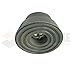Door Stopper Replacement Rubber Tips - Ribbed Rubber Foot Door Stop Tips for Kickdown/Drop Down Door Stop Holder - Pack of 5 Durable Rubber Door Stoppers with Screws - Grey