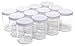 North Mountain Supply 16 Ounce Wide Mouth Straight-Sided Canning Jars - With White Metal Lids - Case of 12