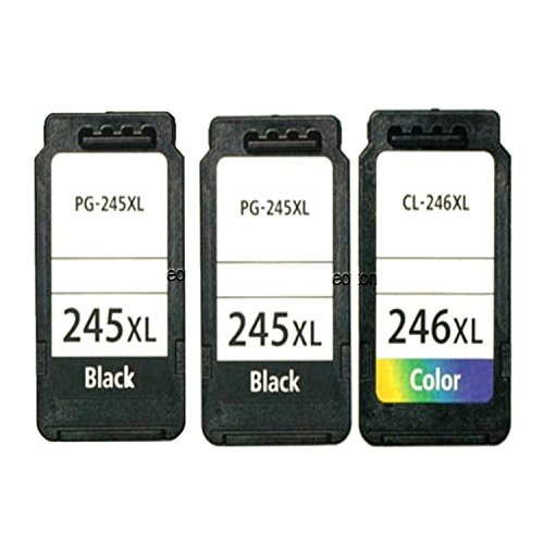 New York Toner New Compatible 3 Pack 2 PG 245XL 1 CL 246XL High Yield Inkjet For - PIXMA MG2420 | PIXMA MG2922 | PIXMA MG2924 | PIXMA MG2520 | PIXMA MG2920 | PIXMA IP2820 . -- Black Color