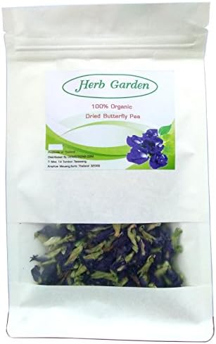 4.23 oz Butterfly Pea Flowers Dried Organic Blue Tea Herb And Use To Cook Food Beverage Cake Jelly Pudding Or Cookie