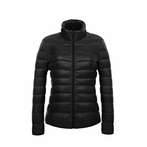 Caracilia Women Outwear Down Coat Lightweight Down Jackets 3XL Black Caracilia Women Outwear Down Coat Lightweight Down Jackets 3XL Black