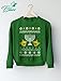 Tstars Funny Jewish Holidays Ugly Christmas Hanukkah Women Sweatshirt Medium Navy