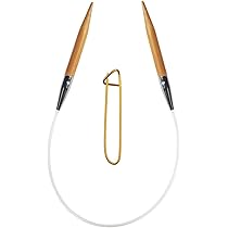Aiguille Circulaire En Bambou 30cm 325mm Patine - 1pc