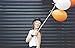 LeeSky 30Pcs Halloween Balloons & 12Pcs Confetti Balloons - Orange & Black - Halloween Party Decorations, Arch Kit, Baby Shower Decor