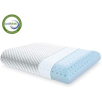 Milemont Memory Foam Pillow, Bed Pillow for Sleeping, Pillow for Neck Pain, Neck Support for Back, Stomach, Side Sleepers, CertiPUR-US, Standard Size