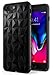 Ringke Air Prism Compatible with iPhone 7 Plus, iPhone 8 Plus Phone Case 3D Contemporary Design Slim Geometric Stylish Pattern Flexible Protective TPU Drop Resistant Cover - Ink Black