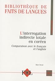 L' interrogation indirecte totale en coréen