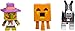 Minecraft Halloween Series Action Figure (3 Pack) - Village Watcher, Pumpkin Ghast & Robot Donkey