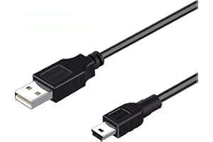 UNIMOSON Replacement Charger Charging Cable Cord Compatible TI-84 Plus CE Graphing Calculators, Texas Instruments TI-Nspire CX/CX CAS, TI 84 Plus C Silver Edition Calculators 5FT USB Cable Cord