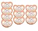 JollyPop 0-3 Months Pacifier 10 Pack Unscented - Orange