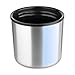 Isosteel VA-9554Q 0.9 L Vacuum-Insulated Can with Drinking Cup and Quickstop Single-Hand Pouring-System, 18/8 Stainless Steel