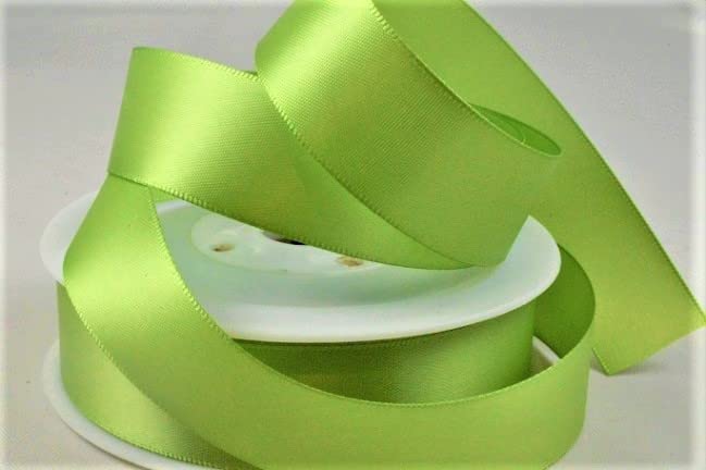 Oakwood Archer Double Faced Satin Ribbon, Mint Green, 15mm x 25m
