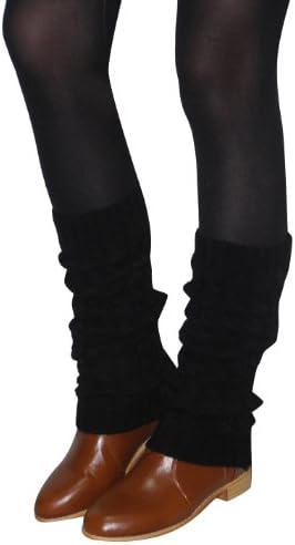 One Set Of Womens Ribbed Cable Knit Leg Warmers