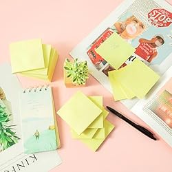 (16 Pack) Sticky Notes 3x3, Canary Yellow, Sticky