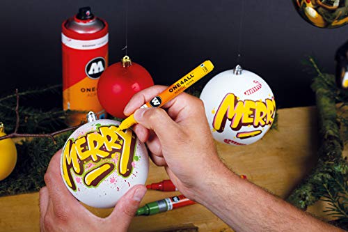 Molotow ONE4ALL Acrylic Paint Marker Set, 10 Basic Colors #2, 4mm (200.457)