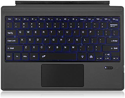 Tomsenn Surface Pro 6 Keyboard Type Cover With Touchpad Wireless Bluetooth 7 Color Backlit Led Lighting Ultra Slim Rechargeable Travel Use Lithium Ion Battery Amazon Sg Electronics