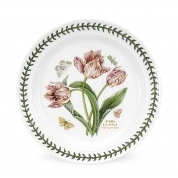 Portmeirion Botanic Garden Pink Parrot Tulip Dinner Plate, Single