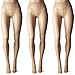 Hue So Sexy Toeless Sheer with Lace Control Top Hosiery ,Natural, Size 1 (Pack of 3)